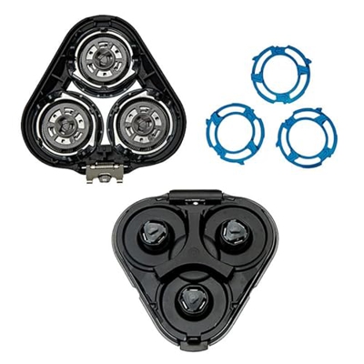 Yaowanguan Cabezal completo de repuesto para afeitadoras Philips Norelco Series 5000, repuesto de cabezal de afeitadora S5000 para Philips S5078 S5079
