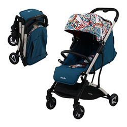 Silla de paseo CASSY ligera y compacta - Plegable con una Mano (Blue Flower) precio
