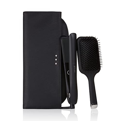 ghd gold gift set - set de regalo plancha de pelo profesional, tecnología dual - zone, edición 2021, negro