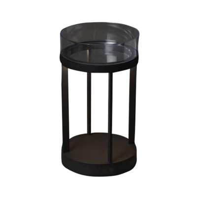 Lámpara decorativa LED Chieti USB, negro