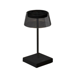 Lámpara de mesa LED Scilla con USB, negro en oferta