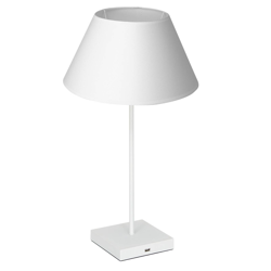 Lámpara mesa Table blanco, pantalla cónica blanco precio