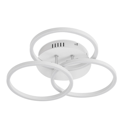 Lindby Qiana plafón LED CCT, redondo, blanco