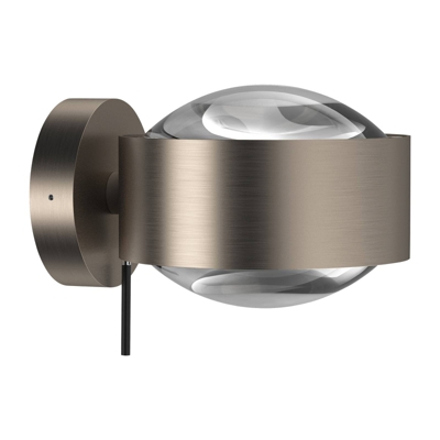 Puk Maxx Wall+, G9, lentes claras, níquel mate