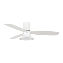 Ventilador de techo Flusso con lámpara LED, blanco características
