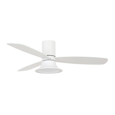 Ventilador de techo Flusso con lámpara LED, blanco