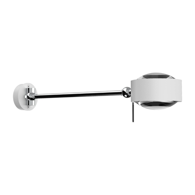 Puk Maxx Hotel LED 30cm lentes claras, blanco mate