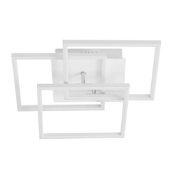 Lindby Qiana plafón LED CCT, angular, blanco precio