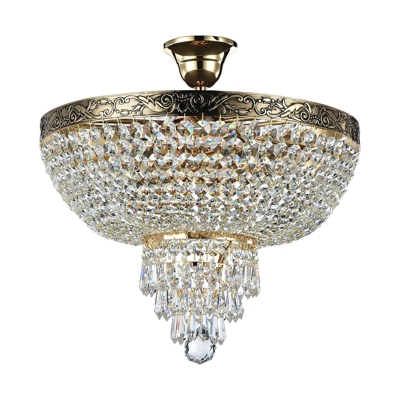 Maytoni Palace lámpara de araña, pantalla cristal