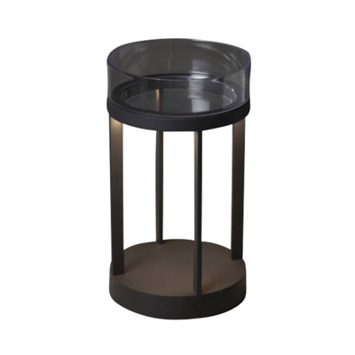 Lámpara decorativa LED Chieti USB, gris