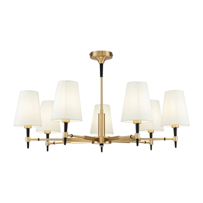 Maytoni Zaragoza lámpara araña 7 luces textil