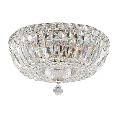 Maytoni Basfor plafón redondo, cortina de cristal