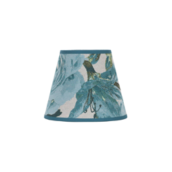 Pantalla Sofia alto 15,5cm patrón floral turquesa precio