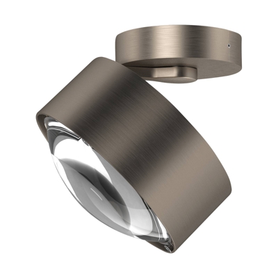 Puk Maxx Move foco LED, lentes claras, níquel mate