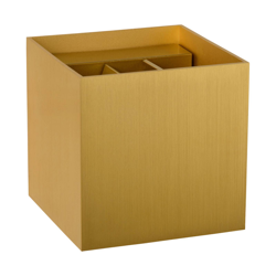 Aplique LED Xio, angular, oro en oferta