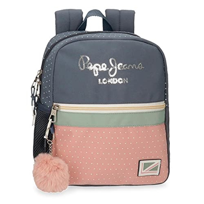 Pepe Jeans Laila Mochila de Paseo Azul 24x28x10 cms Poliéster 6,72L