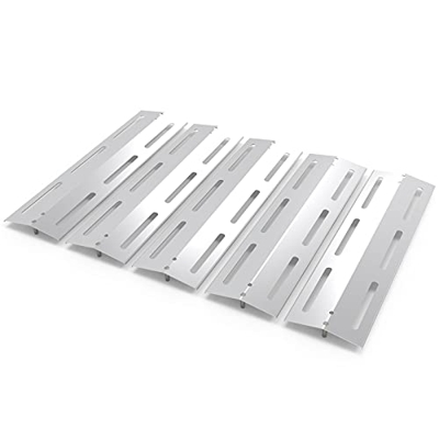 GriHero Placas de acero inoxidable para barbacoa, piezas de repuesto para barbacoa al aire libre compatibles con modelos de parrilla de gas Brinkmann 