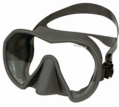 BEUCHAT Maxlux S Snorkeling - Máscara de Buceo, Color Gris Titanio