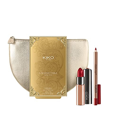 KIKO Milano A Holiday Fable Classic Lip Kit 03 | Kit De Labios: Labial Cremoso Y Lápiz De Labios