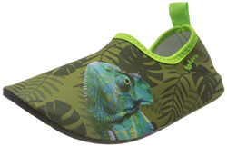 Playshoes Uv-schutz Barfuß-schuh Chamäleon, Zapatillas Impermeables, Unisex niños, Verde (Oliv 34), 20/21 EU en oferta