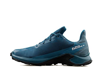Salomon Alphacross 3 Gore-Tex Zapatos de Trail Running, Hombre, Azul (Legion Blue/Mallard Blue/Night Sky), 47 ⅓ EU