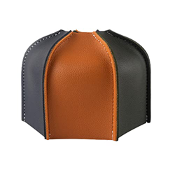 Richolyn Soporte para Tanque de propano - Cubierta de Tanque de propano de Cuero Resistente a la Intemperie - Actualización de la Caja de la Botella d precio