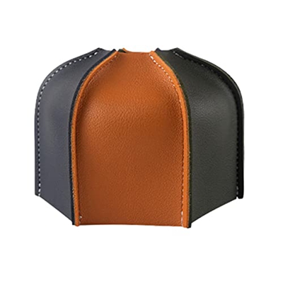 Richolyn Soporte para Tanque de propano - Cubierta de Tanque de propano de Cuero Resistente a la Intemperie - Actualización de la Caja de la Botella d