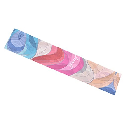 perfeclan Papel de Lija para monopatín, Cinta de Agarre para Patinete, Hoja Adhesiva de esmeril Antideslizante para escaleras, Arcoíris