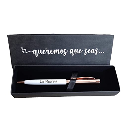 Boligrafo para personas especiales - Boligrafo Madrina - Boligrafo Padrino - Regalos Padrinos (Boli-Madrina)