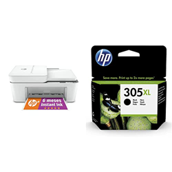Impresora Multifunción HP DeskJet 4120e 6 Meses de impresión Instant Ink + 305XL 3YM62AE, Negro, Cartucho de Tinta de Alta Capacidad Original características