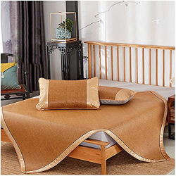 XJZHANG Colchón De Ratán para Dormir De Verano, Colchón De Bambú De Seda De Hielo Plegable De Doble Cara para Dormir, Protección Ambiental Transpirabl precio