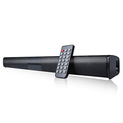 Barra de Sonido con Control Remoto de línea RCA, Lujo Inalámbrico BT 4.0 Barra de Sonido Altavoz TV Cine en casa Barras de Sonido 3D BBW Subwoofer baj características