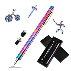 Halcyerdu Bolígrafo Magnético, Color BolíGrafo MagnéTico de Descompresión Bolígrafo Magnético para Regalo Creativo, Bolígrafo con Lápiz Táctil, Regalo precio