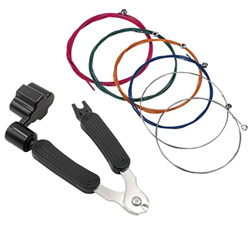 Mirnoadic Cuerdas de Guitarra acústica 3 en 1 Cuerda de Cadena Guitarra acústica Cuerdas de Cobre Conjunto Kit de Guitarra acústica para Guitarra Prin características