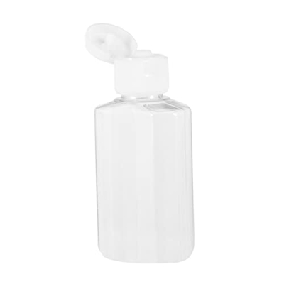 SOLUSTRE Piezas Mini Botellas Vacías Botellas de Jabón de Viaje Hexagonales de Plástico Pulverizador Cosméticos Botella de Maquillaje Contenedor 60 Ml