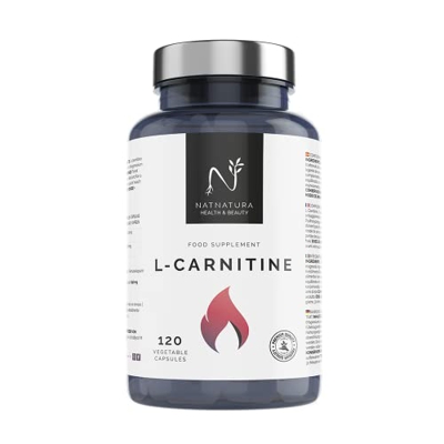 L-Carnitina pura en cápsulas. Quemagrasas Potente Natural. Aumenta tu Energía y mejora tu Rendimiento, Resistencia y Recuperación. 120 cápsulas vegeta