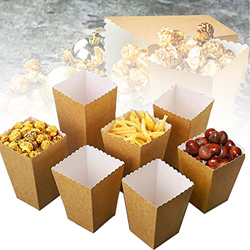 Widream 20 Pcs Bolsas de Palomitas de Maíz, Cine Pequeñas Cajas de Palomitas, Contenedor de Palomitas de Maíz Dulce, Utilizado para Picnics, Noches de precio