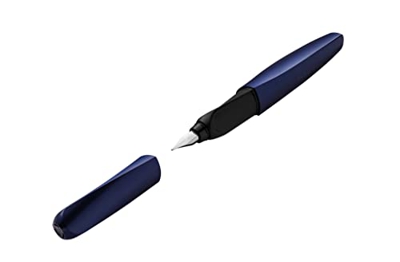 Pelikan 820134 Twist Night Breeze - Pluma estilográfica (para diestros y zurdos, punta M, en blíster)