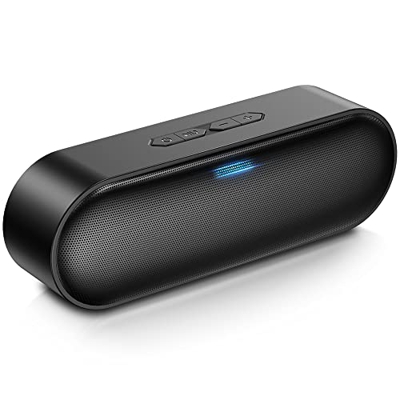 Altavoz Bluetooth Potente, Exterior Altavoces Portátil IPX7 Impermeable con Graves, Sonido HD de 12W, Reproducción de 20 Horas, Altavoz Inalámbrica pa