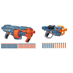Nerf- Elite 2.0 Shockwave Rd-15 + Lanzador Elite 2.0 Commander RD-6, 12 Oficiales, Tambor rotatorio de 6 Dardos precio