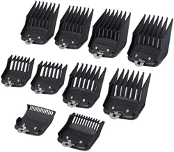 Peines de Corte Compatible con Wahl Cortapelos, Juegos de Peimes Guía de 10 Tamaños para Cortapelos, Peines de Límite para Cortapelos Recortadoras Pow en oferta