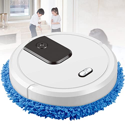 FENS Robot Aspirador y Friegasuelos 2 en 1 / Barre, aspira, friega y Pasa la mopa, Supera los obstáculos con Facilidad, para Especial Mascotas, Suelos