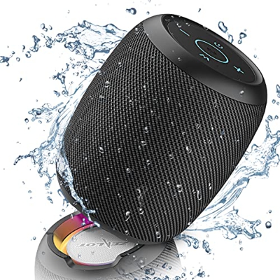 Altavoz Bluetooth ZEALOT Altavoz inalmbrico portátil Luces Nocturna Bluetooth 5.0 Audio HD Doble Controlador 12 Horas de batera Resistencia al Agua IP