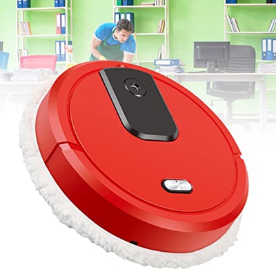 FENS Robot Aspiradora, Robot Inteligente de Barrido Seco y Húmedo, Robot de Limpieza Recargable por USB, Robot de Piso Inteligente para Pelo de Mascot
