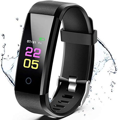 Pulsera Actividad Reloj Inteligente, Reloj Fitness, Fitness Tracker smartwatch con Podómetro para Niños Mujeres Hombres
