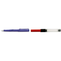 Lamy Safari Candy 1234834 Pluma estilográfica 21 – Pluma estilográfica Moderna en Color Violeta con Mango ergonómico y diseño Atemporal – Pluma F – Mo características