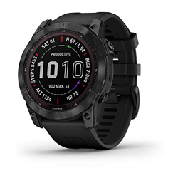 Reloj Garmin fnix 7X Edición Sapphire Solar con Bisel Titanio DLC, 010-02541-23. características
