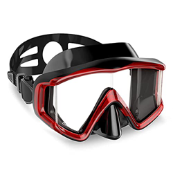 Equipo De Snorkeling, Máscara De Buceo Máscara De Snorkel De Natación Antiniebla Adecuada para Adultos Buceo Nadar Gafas De Snorkel Máscaras,Red en oferta