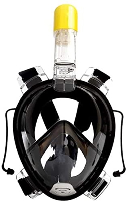 Máscara De Snorkel De Cara Completa Máscara De Buceo Silicona Impermeable A Prueba De Fugas Y A Prueba De Niebla Campo De Visión Amplio De 180 ° (Tama
