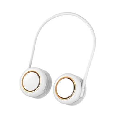 Ventilador sin página de cuello colgante,ventilador de cuello colgante ajustable de tres velocidades,ventilador de cuello de larga duración,ventilador